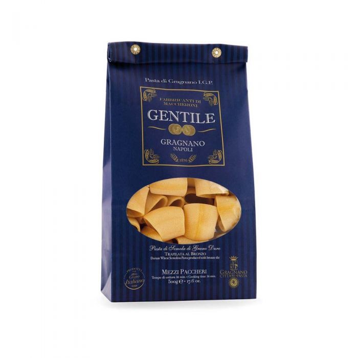 Mezzi Paccheri Gentile Pasta Gragnano 16min - 500gr