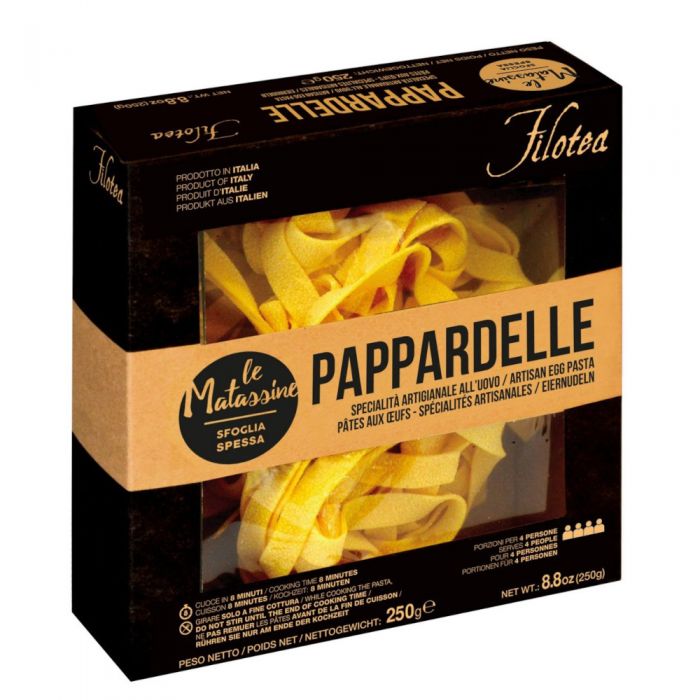 Pappardelle Filotea Pasta all'Uovo Linea Matassine 6/8 min 250g